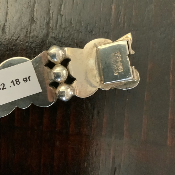 Taxco Mexico Vintage 925 Sterling Silver Bracelet 7.25 - Picture 4 of 4